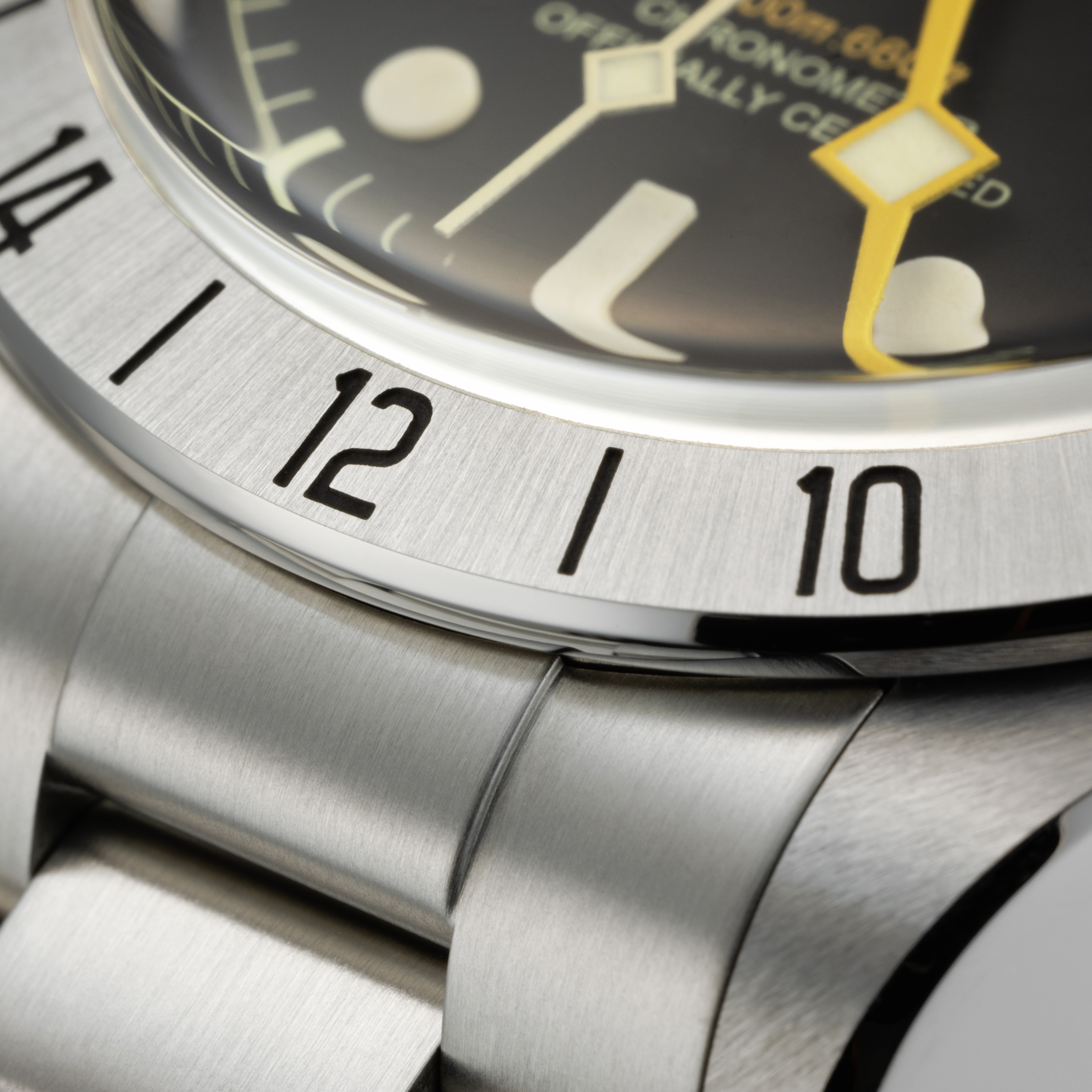 Tudor Black Bay Pro in fixed steel bezel.