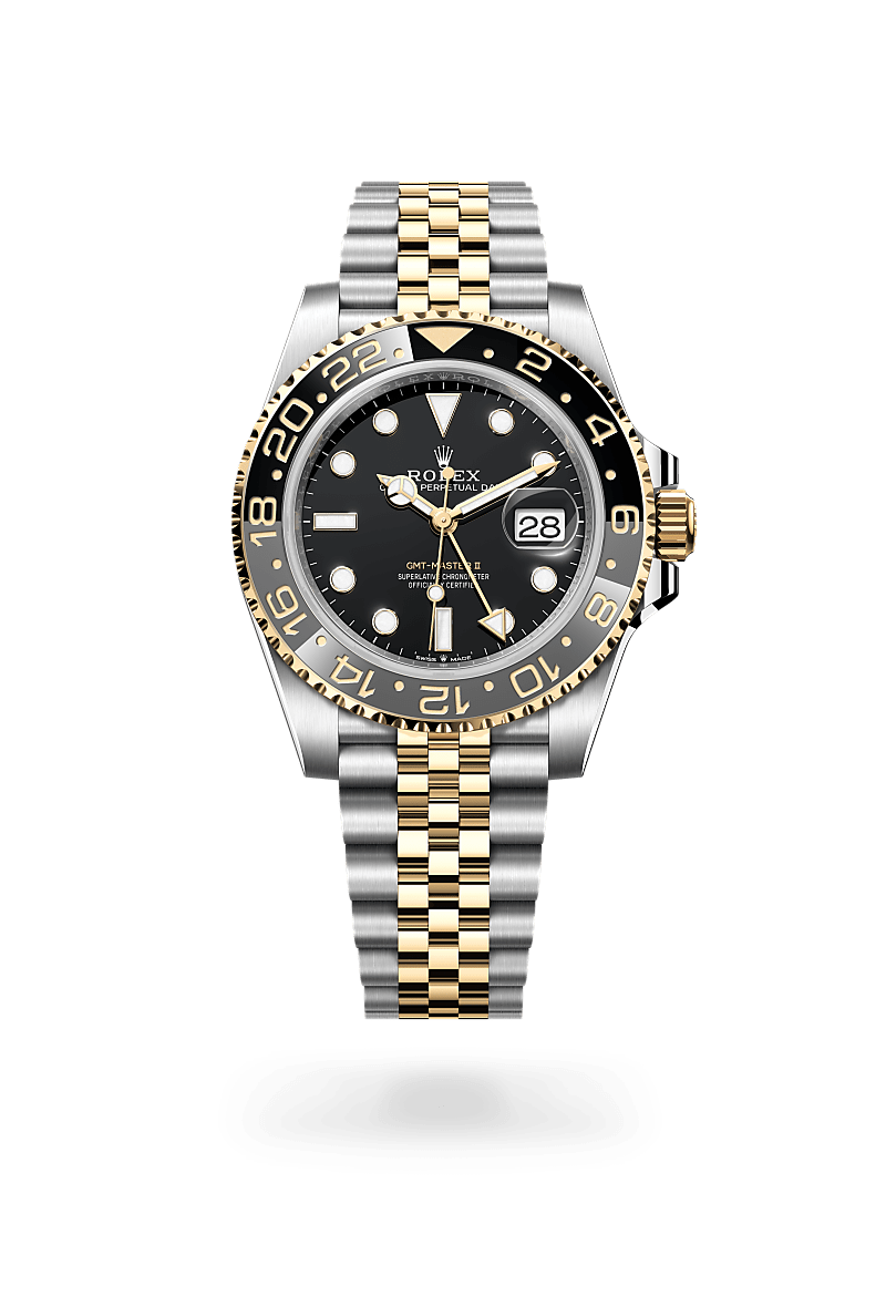 Rolex GMT-Master II in Yellow Rolesor - การผสมผสานระหว่าง Oystersteel และทองคำ, M126713GRNR-0001 - Siam Swiss