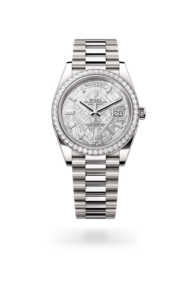 Rolex Day-Date in 18 ct white gold, M228349RBR-0040 - Siam Swiss