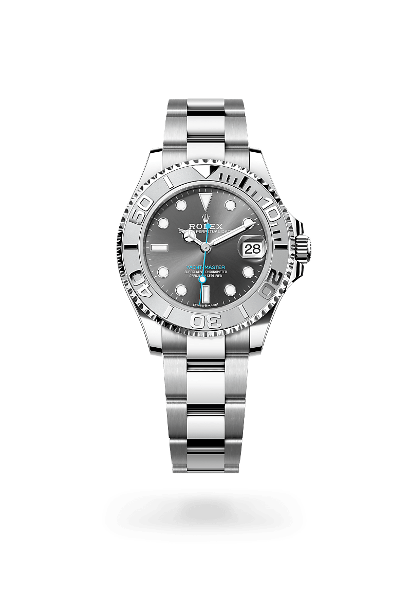 Rolex Yacht-Master in Rolesium - combination of Oystersteel and platinum, M268622-0002 - Siam Swiss