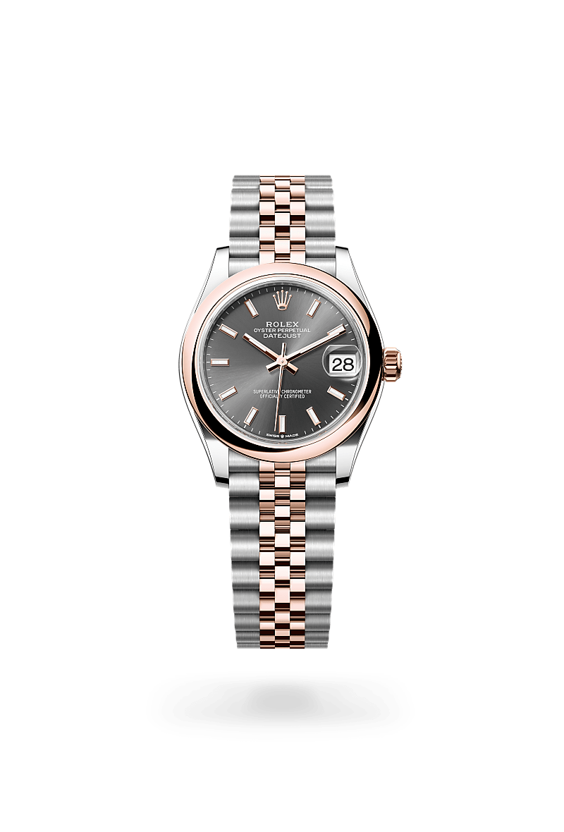 Rolex Datejust in Everose Rolesor - combination of Oystersteel and Everose gold, M278241-0018 - Siam Swiss