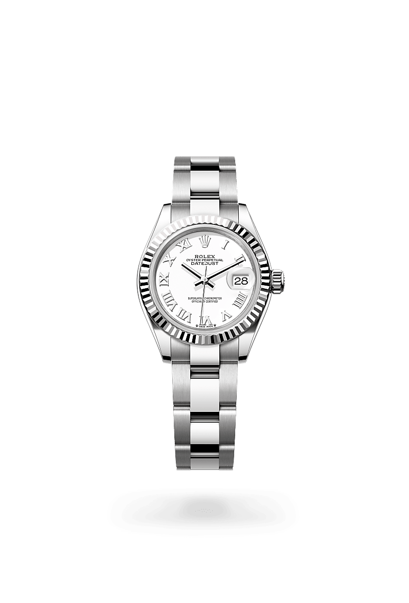 Rolex Lady-Datejust in White Rolesor - combination of Oystersteel and white gold, M279174-0020 - Siam Swiss