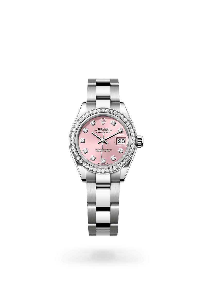 Rolex Lady-Datejust in White Rolesor - combination of Oystersteel and white gold, M279384RBR-0004 - Siam Swiss